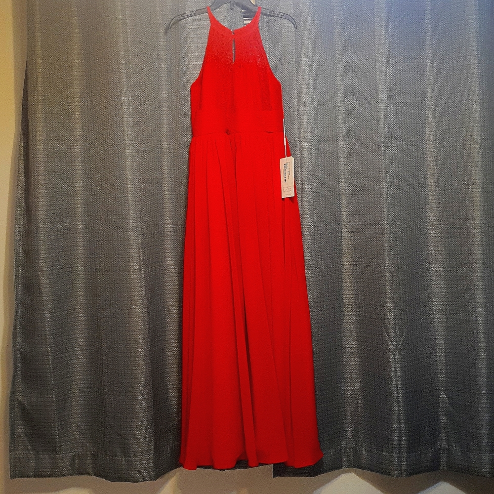 Long red Dress